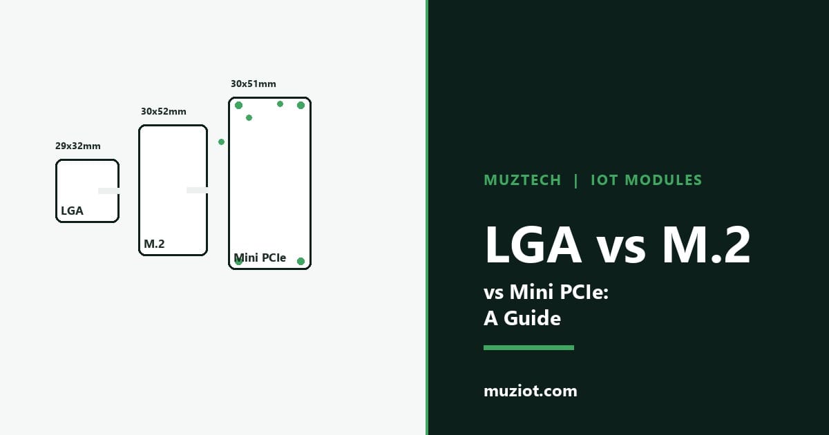 You are currently viewing Cellular Module Form Factor Guide: LGA vs M.2 vs Mini PCIe